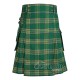 Irish Heritage Tartan Kilt Scottish Utility Kilt with Cargo Pockets Irish Heritage Tartan Kilt Scottish Utility Kilt with Cargo Pockets