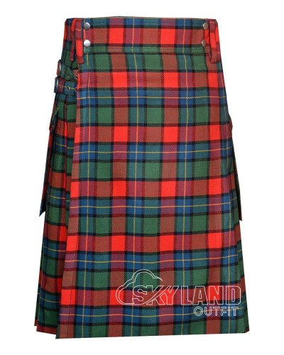 Kilgour Tartan Utility Kilt for Men – Scottish Cargo Pockets Kilt