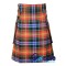 LGBTQ Pride Tartan Kilt Scottish Utility Kilt with Cargo Pockets