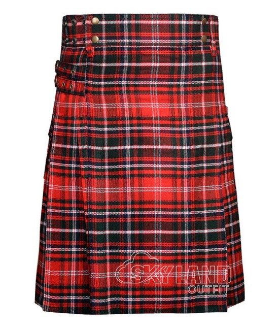 MacDougall Tartan Utility Kilt for Men – Scottish Cargo Pockets Kilt MacDougall Tartan Utility Kilt for Men – Scottish Cargo Pockets Kilt