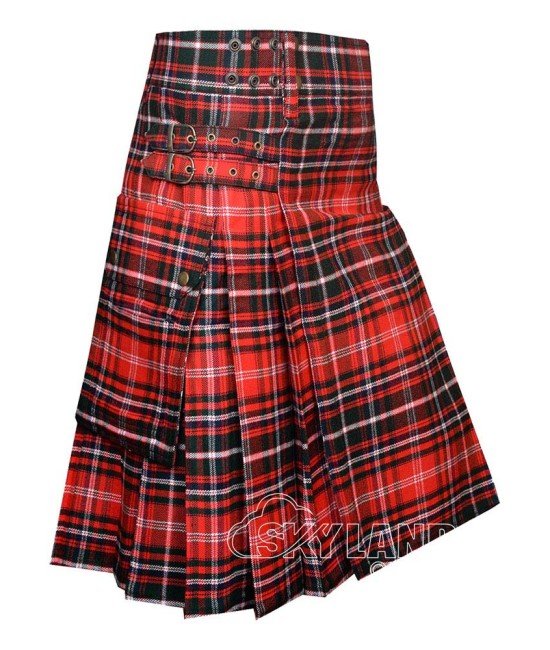 MacDougall Tartan Utility Kilt for Men – Scottish Cargo Pockets Kilt MacDougall Tartan Utility Kilt for Men – Scottish Cargo Pockets Kilt