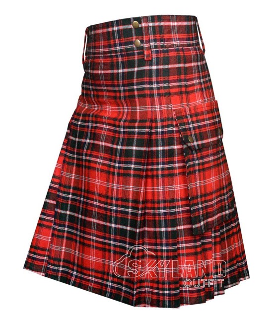 MacDougall Tartan Utility Kilt for Men – Scottish Cargo Pockets Kilt MacDougall Tartan Utility Kilt for Men – Scottish Cargo Pockets Kilt