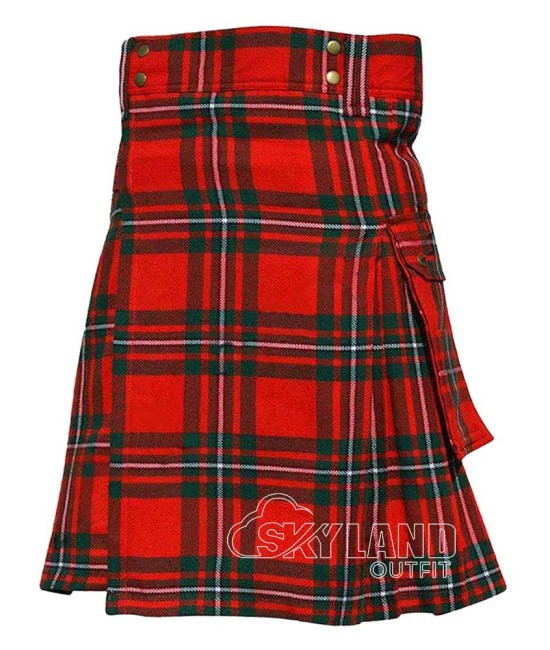 MacGregor Tartan Utility Kilt for Men – Scottish Cargo Pockets Kilt MacGregor Tartan Utility Kilt for Men – Scottish Cargo Pockets Kilt
