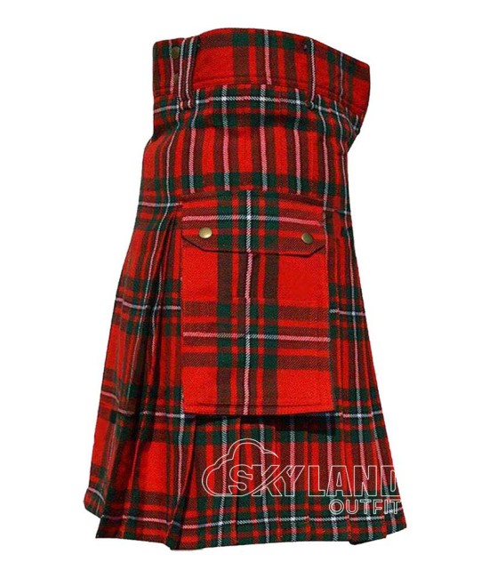 MacGregor Tartan Utility Kilt for Men – Scottish Cargo Pockets Kilt MacGregor Tartan Utility Kilt for Men – Scottish Cargo Pockets Kilt