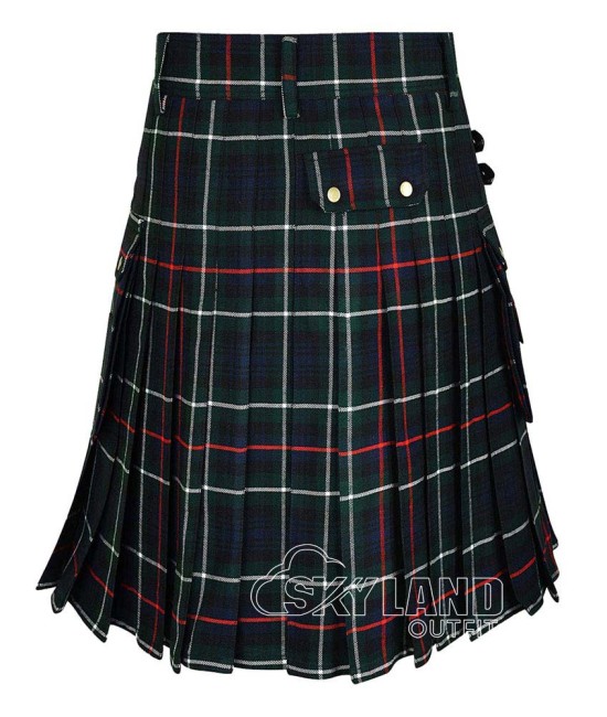 McKenzie Tartan Kilt Scottish Utility Kilt with Cargo Pockets McKenzie Tartan Kilt Scottish Utility Kilt with Cargo Pockets