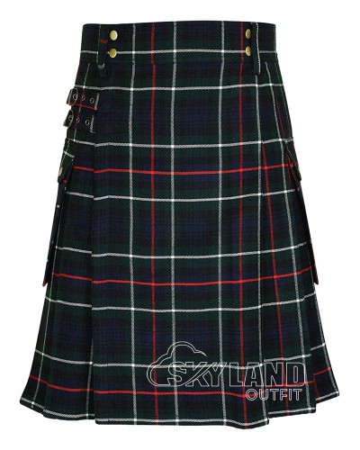 McKenzie Tartan Kilt Scottish Utility Kilt with Cargo Pockets