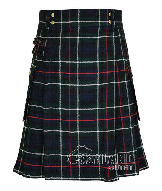 McKenzie Tartan Kilt Scottish Utility Kilt with Cargo Pockets McKenzie Tartan Kilt Scottish Utility Kilt with Cargo Pockets