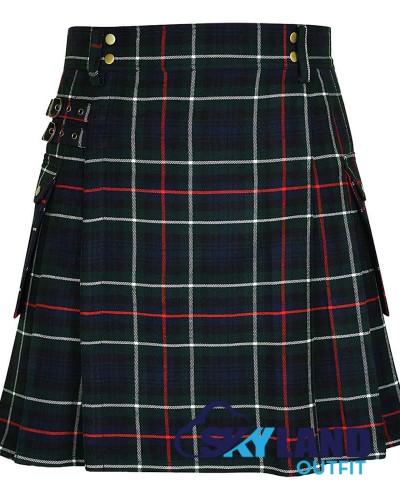 McKenzie Tartan Kilt Scottish Utility Kilt with Cargo Pockets