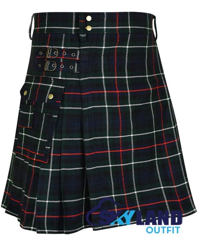 McKenzie Tartan Kilt Scottish Utility Kilt with Cargo Pockets McKenzie Tartan Kilt Scottish Utility Kilt with Cargo Pockets