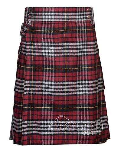 Morton Little Tartan Utility Kilt for Men – Scottish Cargo Pockets Kilt