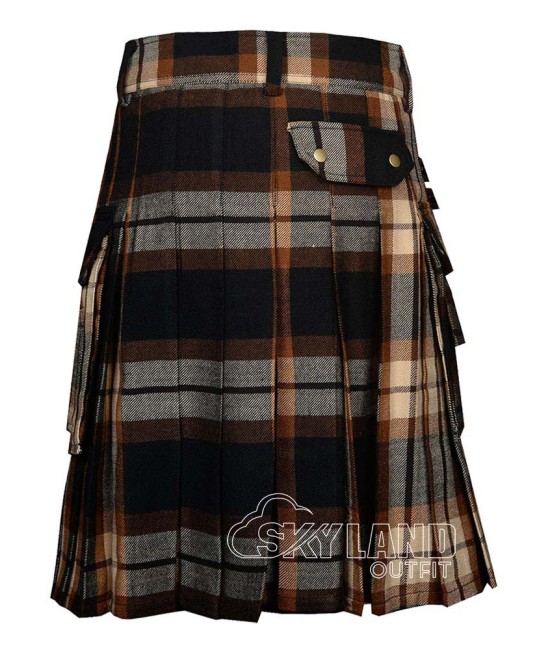Rose Ancient Tartan Utility Kilt for Men – Scottish Cargo Pockets Kilt Rose Ancient Tartan Utility Kilt for Men – Scottish Cargo Pockets Kilt