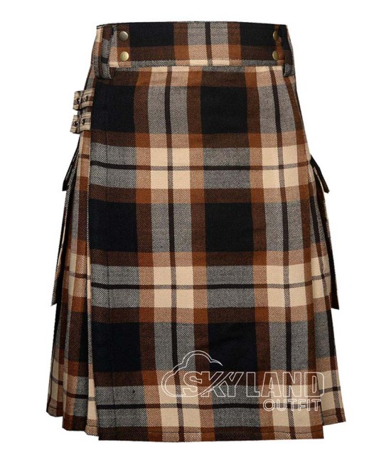 Rose Ancient Tartan Utility Kilt for Men – Scottish Cargo Pockets Kilt Rose Ancient Tartan Utility Kilt for Men – Scottish Cargo Pockets Kilt