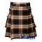 Rose Ancient Tartan Kilt Scottish Utility Kilt with Cargo Pockets