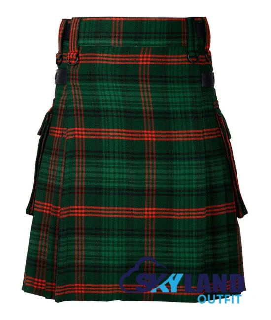 Ross Hunting Tartan Kilt Scottish Utility Kilt with Cargo Pockets Ross Hunting Tartan Kilt Scottish Utility Kilt with Cargo Pockets