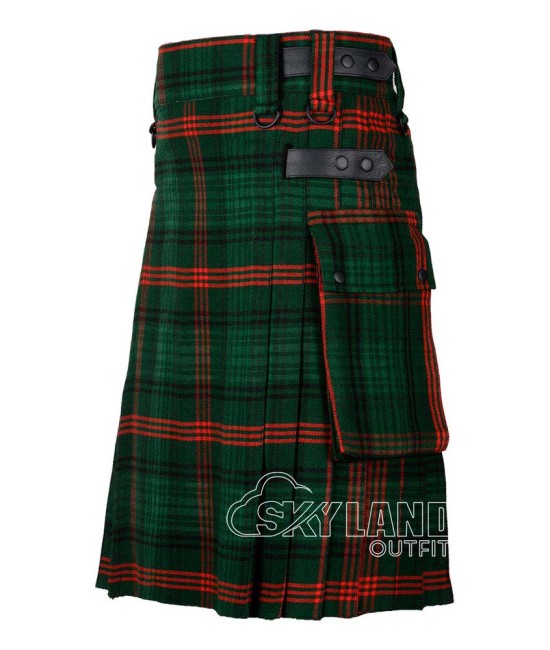 Ross Hunting Tartan Kilt Scottish Utility Kilt with Cargo Pockets Ross Hunting Tartan Kilt Scottish Utility Kilt with Cargo Pockets