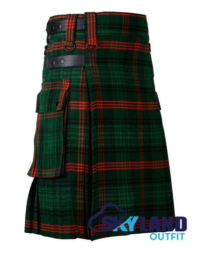 Ross Hunting Tartan Kilt Scottish Utility Kilt with Cargo Pockets Ross Hunting Tartan Kilt Scottish Utility Kilt with Cargo Pockets