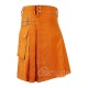 Saffron Tartan Kilt Scottish Utility Kilt with Cargo Pockets Saffron Tartan Kilt Scottish Utility Kilt with Cargo Pockets