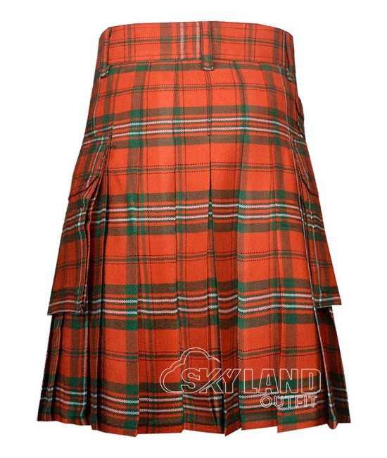 Scott Ancient Tartan Utility Kilt for Men – Scottish Cargo Pockets Kilt Scott Ancient Tartan Utility Kilt for Men – Scottish Cargo Pockets Kilt