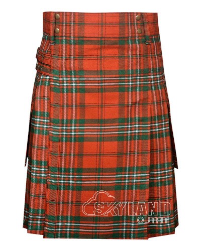 Scott Ancient Tartan Utility Kilt for Men – Scottish Cargo Pockets Kilt