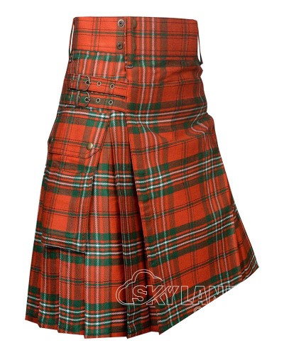 Scott Ancient Tartan Utility Kilt for Men – Scottish Cargo Pockets Kilt