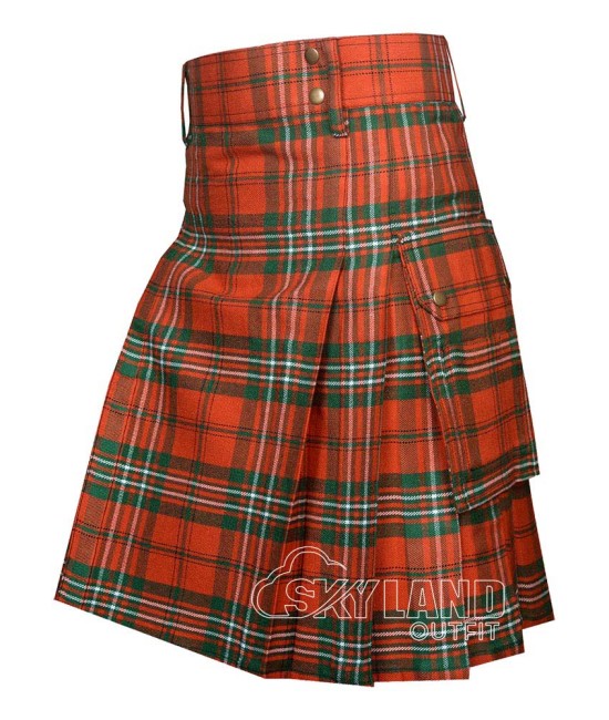 Scott Ancient Tartan Utility Kilt for Men – Scottish Cargo Pockets Kilt Scott Ancient Tartan Utility Kilt for Men – Scottish Cargo Pockets Kilt