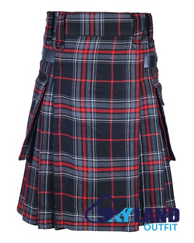 Spirit of Bruce Tartan Kilt | Scottish Utility Kilt with Cargo Pockets