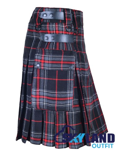 Spirit of Bruce Tartan Kilt | Scottish Utility Kilt with Cargo Pockets Spirit of Bruce Tartan Kilt | Scottish Utility Kilt with Cargo Pockets