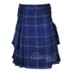 Spirit of Scotland Tartan Utility Kilt with Leather Straps & Cargo Pockets Spirit of Scotland Tartan Utility Kilt with Leather Straps & Cargo Pockets