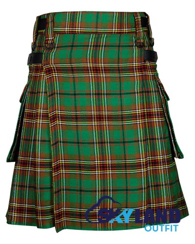 Tara Murphy Tartan Kilt Scottish Utility Kilt with Cargo Pockets