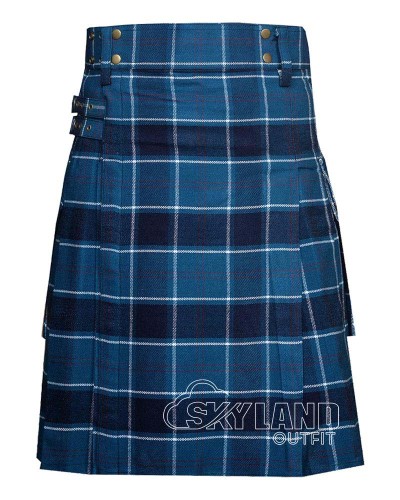 US Navy Tartan Utility Kilt for Men – Scottish Cargo Pockets Kilt