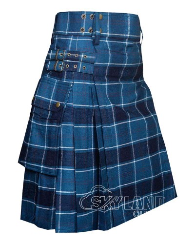 US Navy Tartan Utility Kilt for Men – Scottish Cargo Pockets Kilt