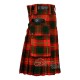 Ulster Red Tartan Kilt Scottish Utility Kilt with Cargo Pockets Ulster Red Tartan Kilt Scottish Utility Kilt with Cargo Pockets