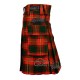 Ulster Red Tartan Kilt Scottish Utility Kilt with Cargo Pockets Ulster Red Tartan Kilt Scottish Utility Kilt with Cargo Pockets