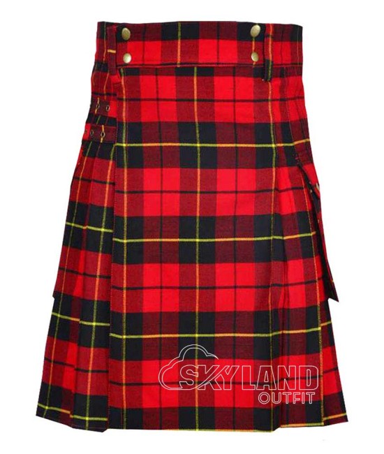 Wallace Tartan Utility Kilt for Men – Scottish Cargo Pockets Kilt Wallace Tartan Utility Kilt for Men – Scottish Cargo Pockets Kilt