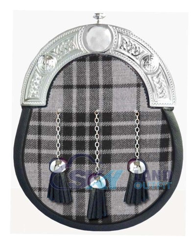Grey Watch Tartan Sporran – Kilts Outfit Full Dress Sporrans Grey Watch Tartan Sporran – Kilts Outfit Full Dress Sporrans