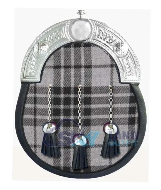 Grey Watch Tartan Sporran – Kilts Outfit Full Dress Sporrans