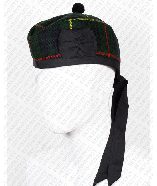 Traditional Scottish Glengarry Hat Hunting Stewart Highlander Accessories