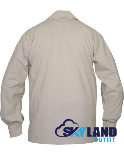 Jacobite ghillie kilt shirt beige cotton Jacobean full sleeve shirt Jacobite ghillie kilt shirt beige cotton Jacobean full sleeve shirt