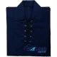 Jacobite ghillie kilt shirt navy blue cotton Jacobean full sleeve shirt Jacobite ghillie kilt shirt navy blue cotton Jacobean full sleeve shirt
