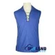 Jacobite Ghillie Kilt Shirt Royal Blue Cotton Jacobean Sleeveless Shirt Jacobite Ghillie Kilt Shirt Royal Blue Cotton Jacobean Sleeveless Shirt