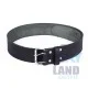 Medieval Knot Embossed Black Leather Double Prong Kilt Belt Medieval Knot Embossed Black Leather Double Prong Kilt Belt