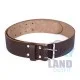 Rampant lion Embossed Brown Leather Double Prong Kilt Belt Rampant lion Embossed Brown Leather Double Prong Kilt Belt