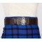 Trinity Knot Embossed Brown Leather Traditional Kilt Belt
