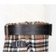 Trinity Knot Embossed Black Leather Traditional Kilt Belt