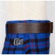 Trinity Knot Embossed Brown Leather Traditional Kilt Belt