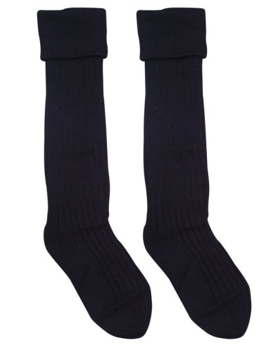 Scottish Kilt Hose Socks | Highland Wear Kilt Accessories in Black Scottish Kilt Hose Socks | Highland Wear Kilt Accessories in Black