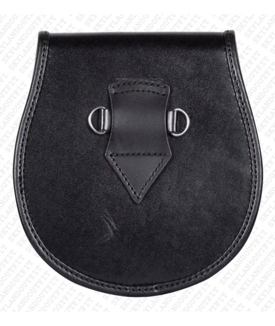 belt Set Scottish Leather Rampant Lion Kilt Sporran 