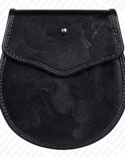 Scottish Semi Dress Sporran with Rampant Lion Pattern Scottish Semi Dress Sporran with Rampant Lion Pattern