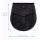 Semi Dress Black Leather Sporran with Rampant Lion Pattern Semi Dress Black Leather Sporran with Rampant Lion Pattern