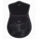 Semi Dress Black Leather Sporran with Rampant Lion Pattern Semi Dress Black Leather Sporran with Rampant Lion Pattern